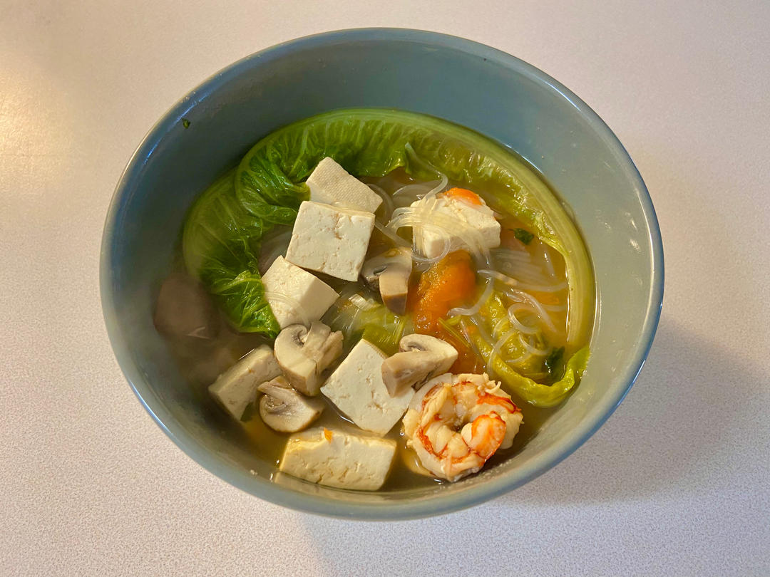 虾仁豆腐汤