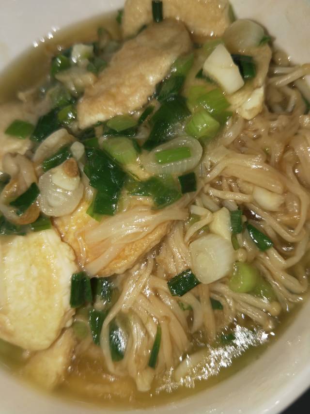 超级下饭菜--金针菇日本豆腐