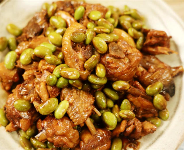 毛豆烧鸡【孔老师教做菜】的做法