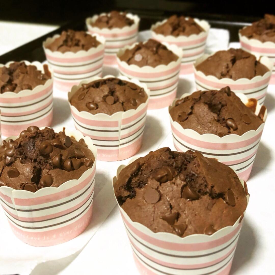 double2c做的巧克力纸杯蛋糕