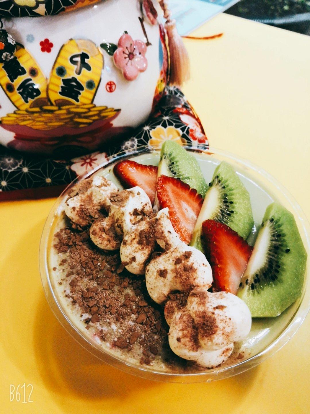 免烤新手抹茶慕斯