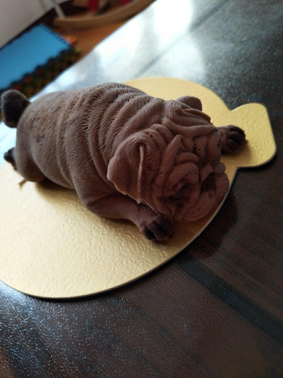 手机用户8432_eflo做的沙皮狗慕斯,小奶狗冰淇淋