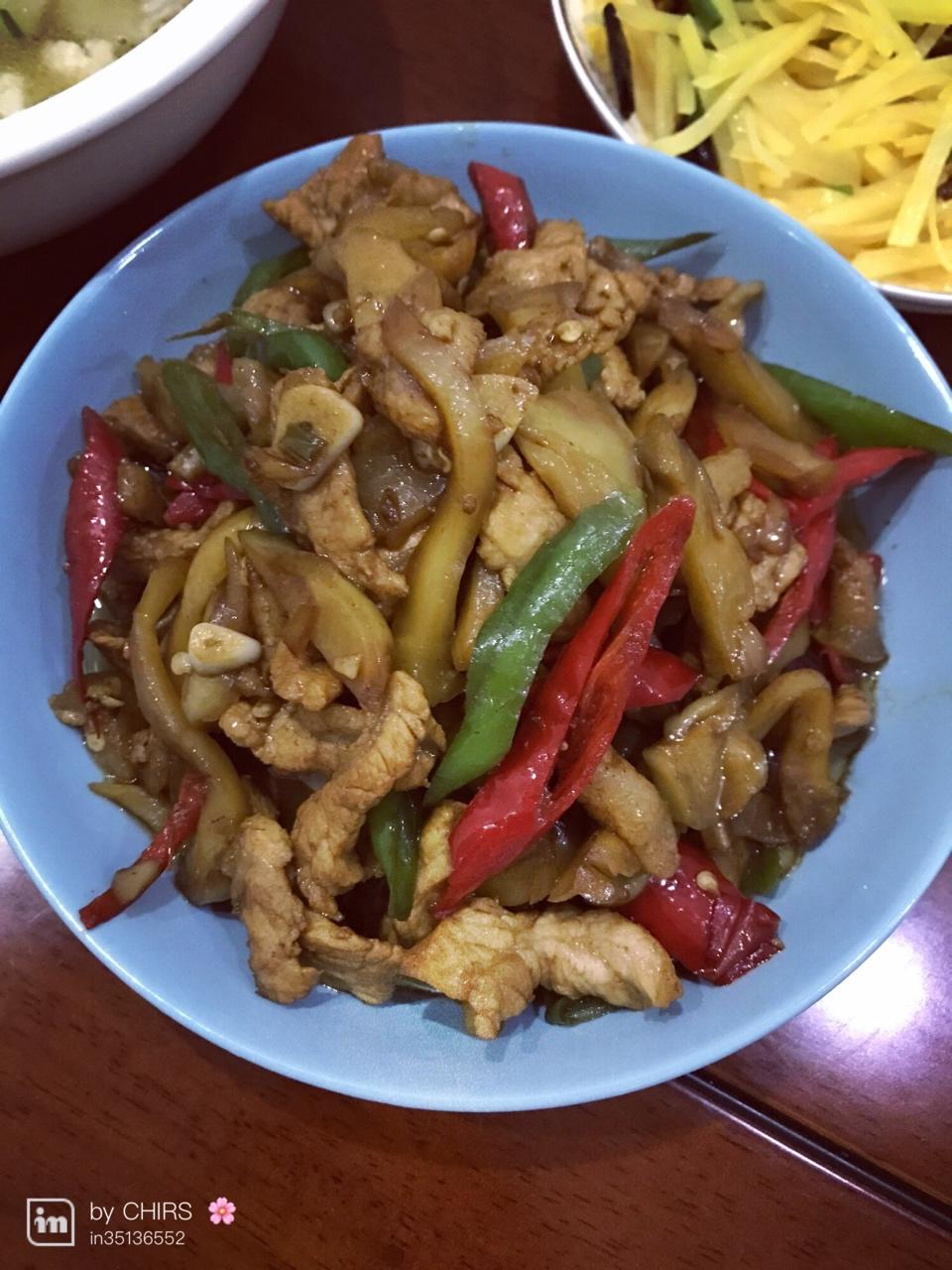 榨菜炒肉
