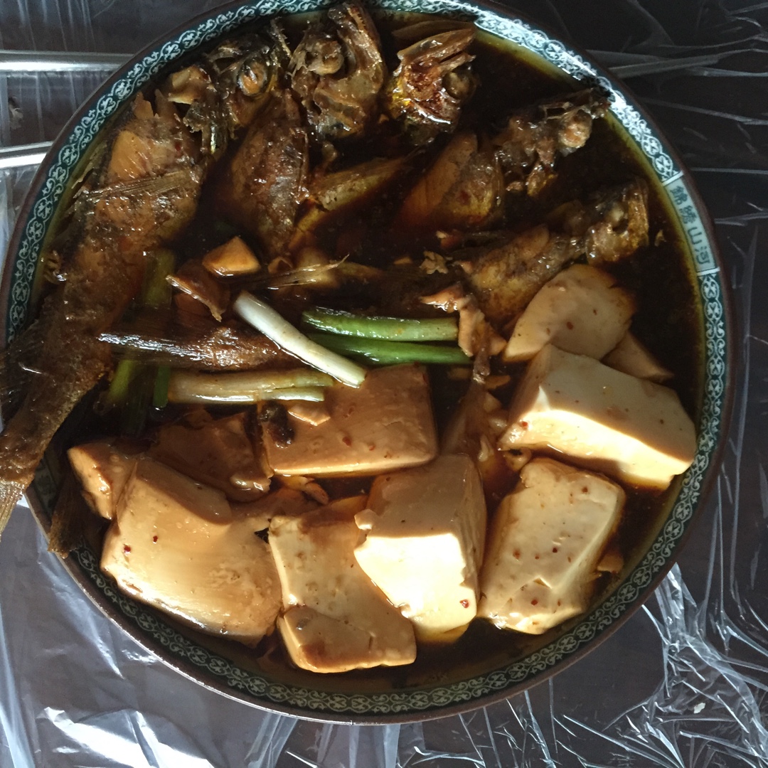 小黄鱼烧豆腐
