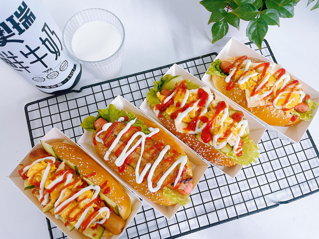 早餐热狗面包🌭️/6口味一周不重复/免模具