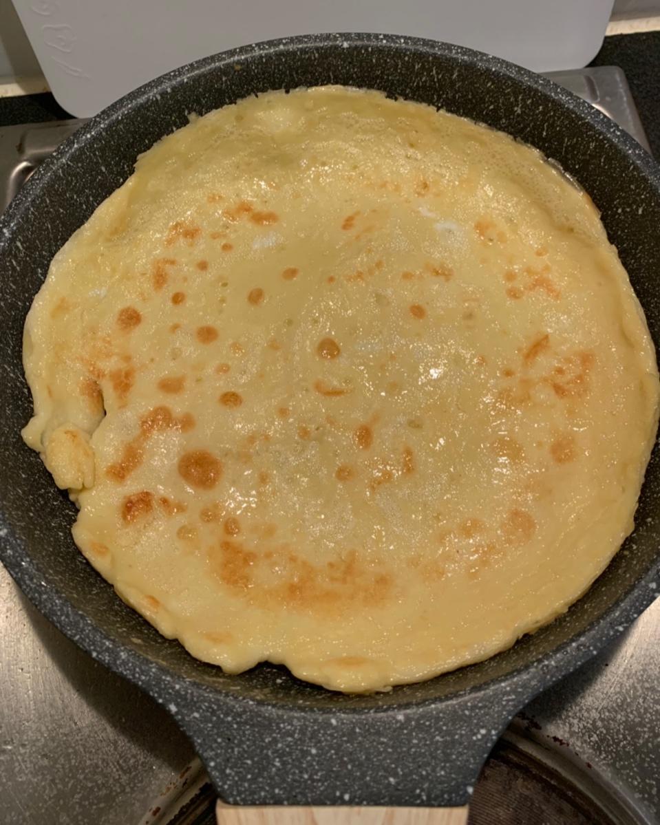 葱花摊鸡蛋饼