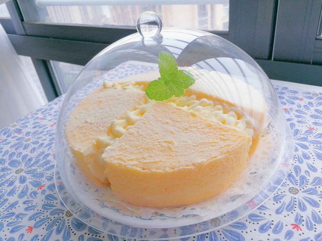 日式冰乳酪戚风蛋糕｜适合夏季的冰心蛋糕