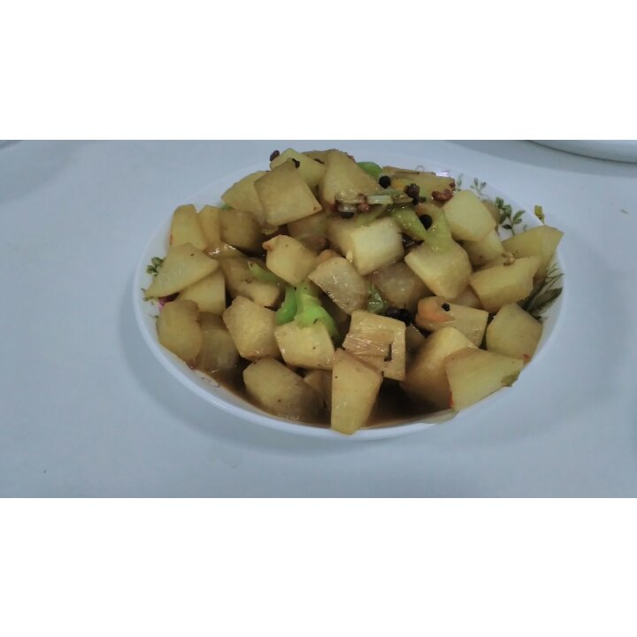 萝卜炒肉丁