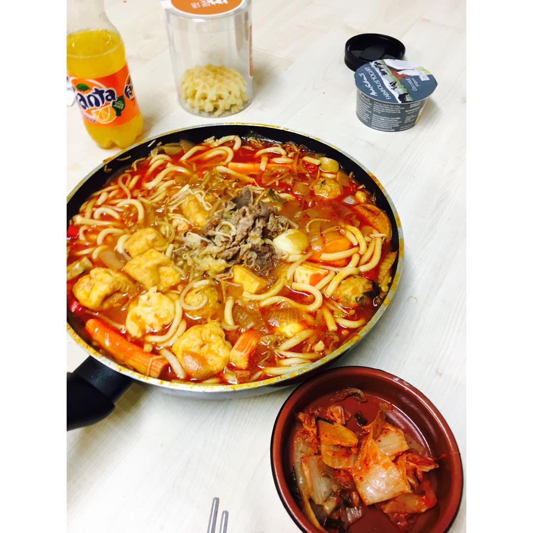 韩式芝士部队锅