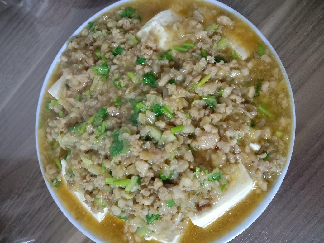 肉末浇汁豆腐