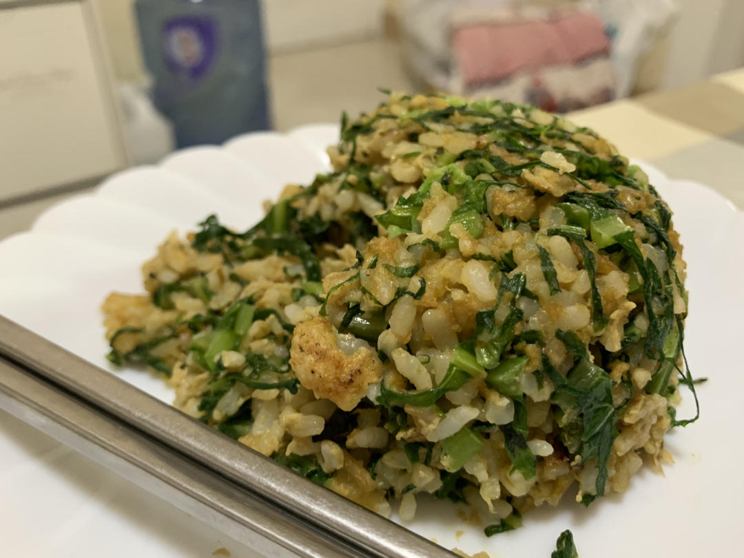 青菜（油麦菜）炒饭