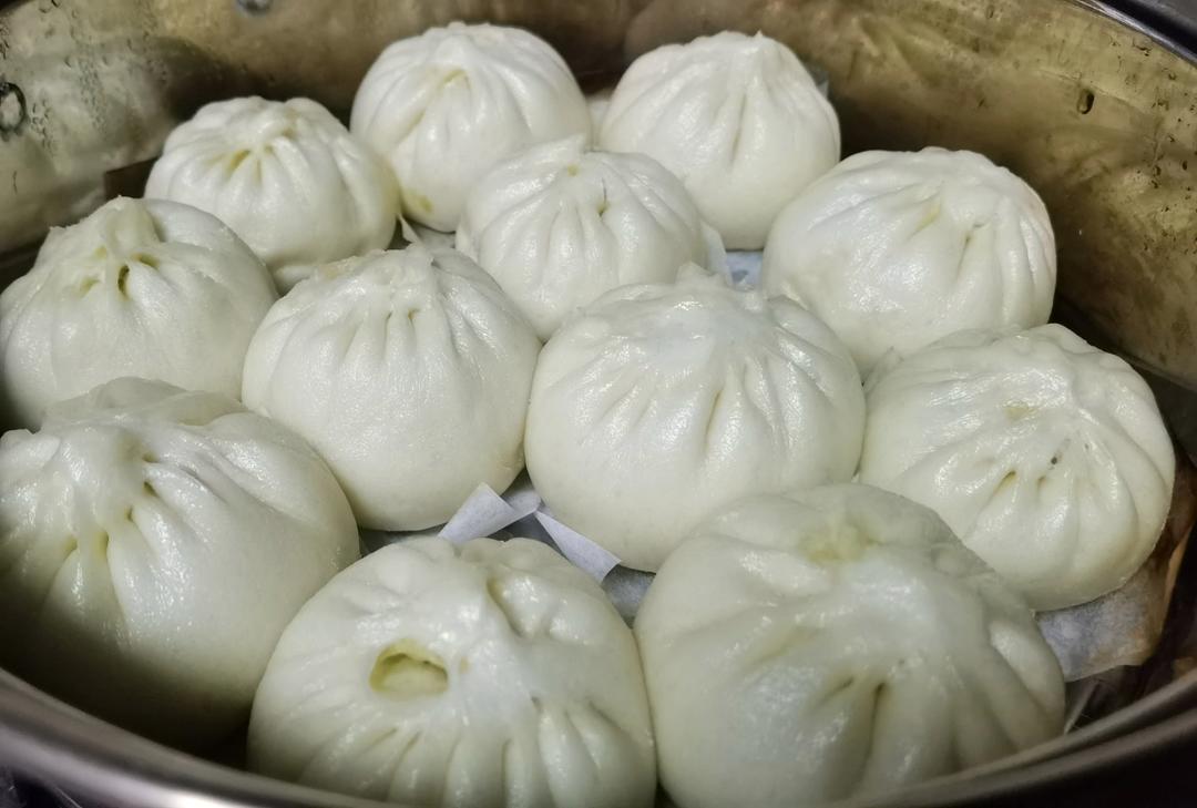简单粗暴喷喷香的烤包子（自带水煎包体质）