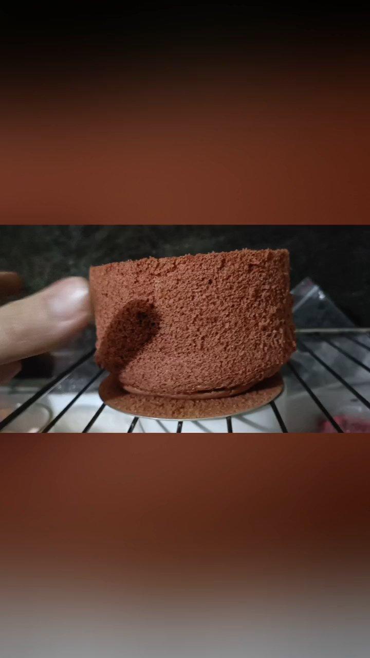 红丝绒戚风蛋糕（4寸）