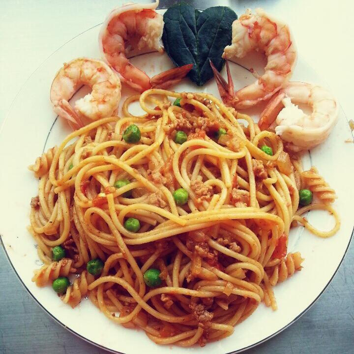 番茄肉酱意大利面