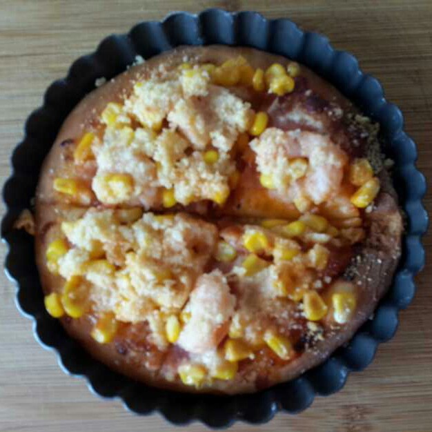 厚底鲜虾培根披萨