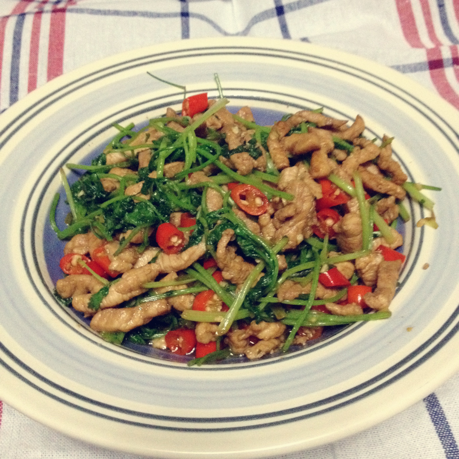 香辣肉丝 Spicy Shredded Pork with Coriander