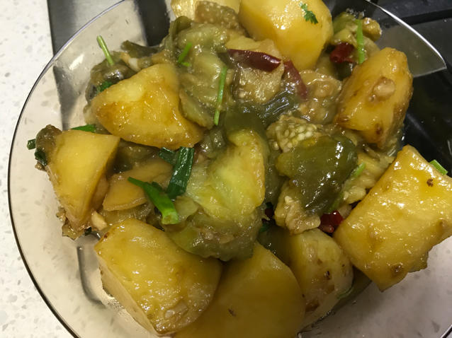 土豆炖茄子