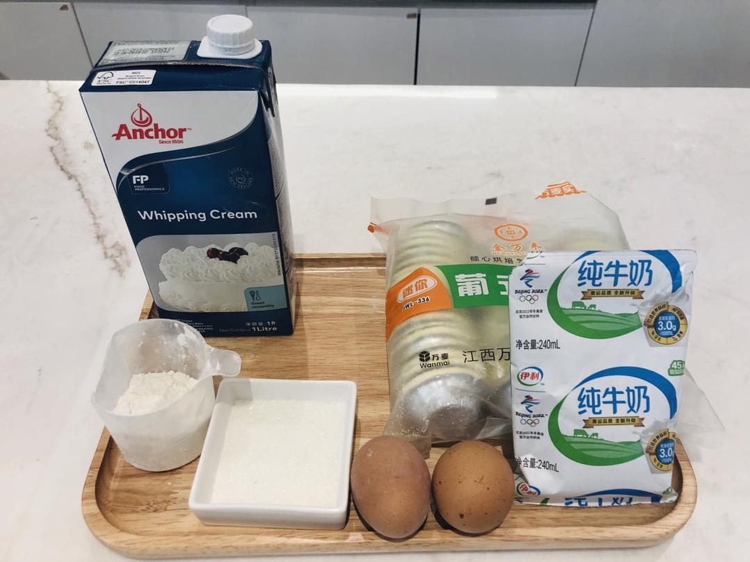 纯奶手撕吐司的做法 步骤1