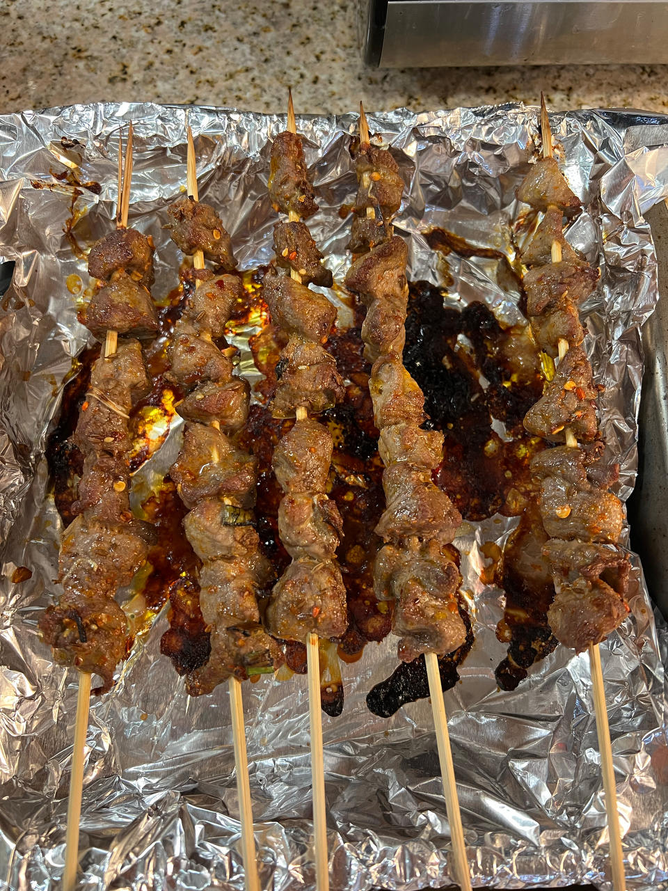 烤箱版羊肉串