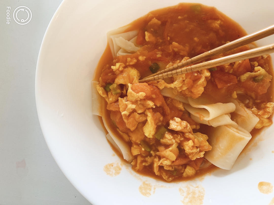 西红柿鸡蛋打卤面