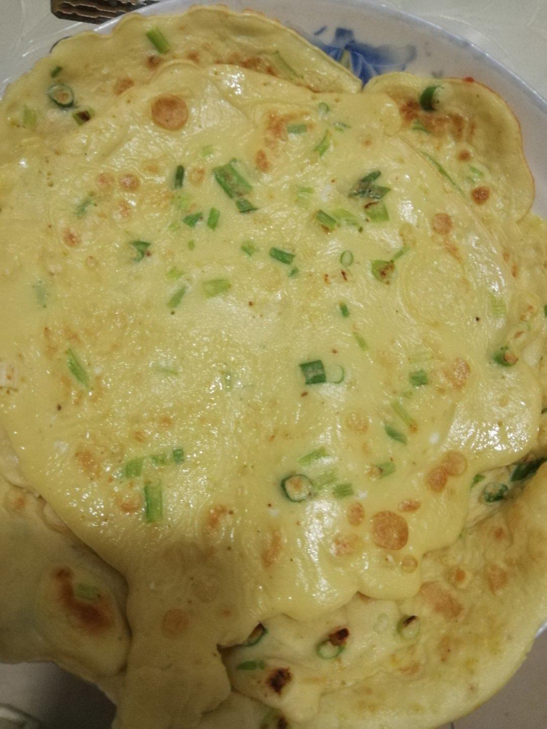 有妈妈味道的葱香鸡蛋饼