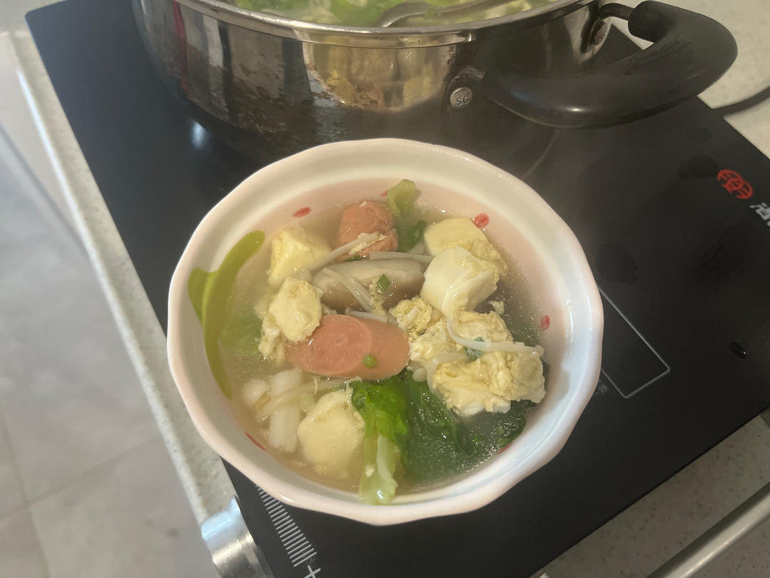 豆腐菌菇汤