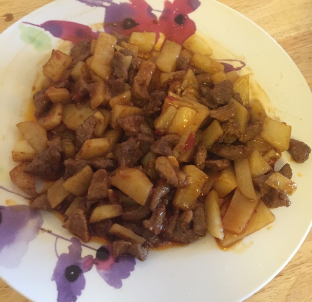 土豆炒牛肉