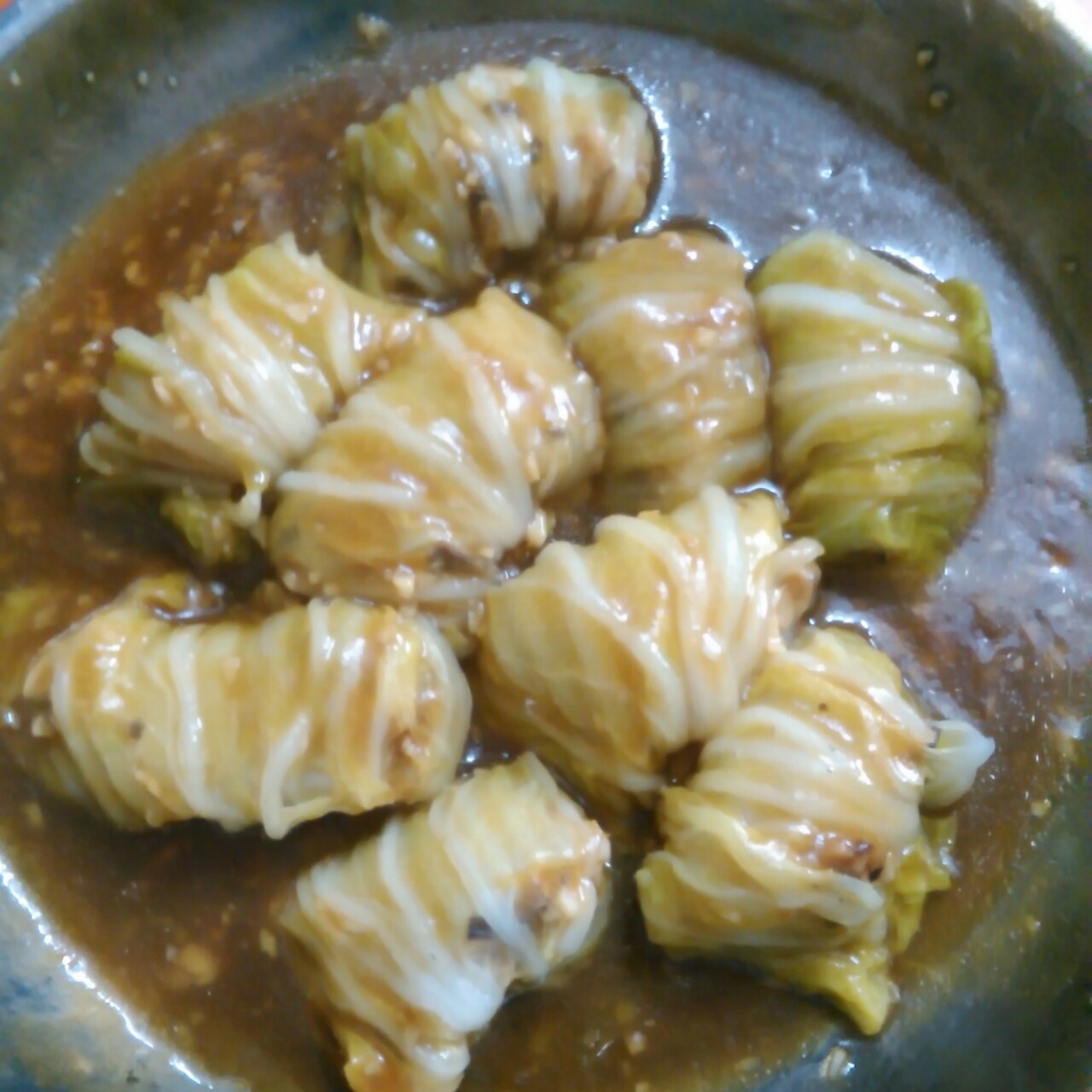 肉酿白菜卷