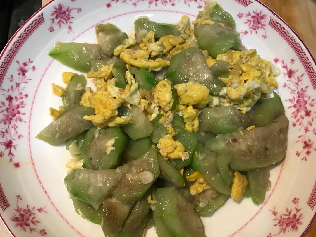 丝瓜炒蛋