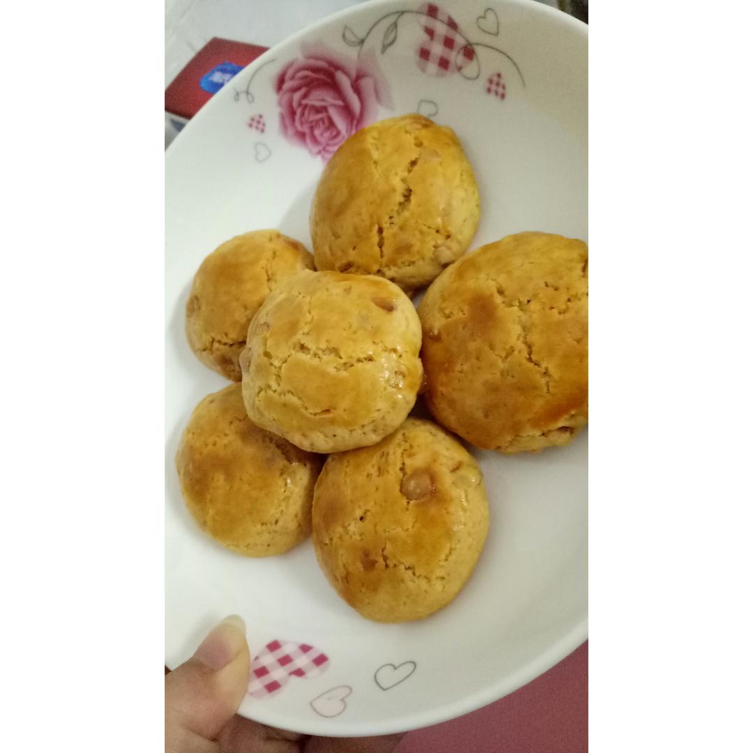 超级好吃的花生酥饼（橄榄油版）
