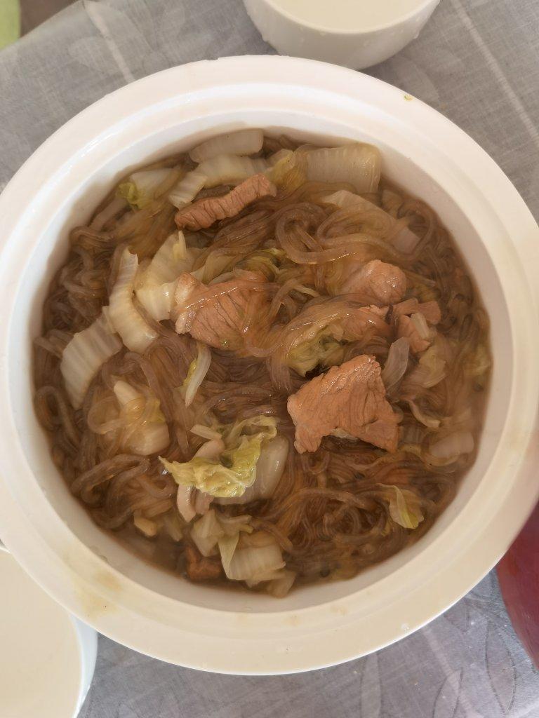 猪肉白菜炖粉条
