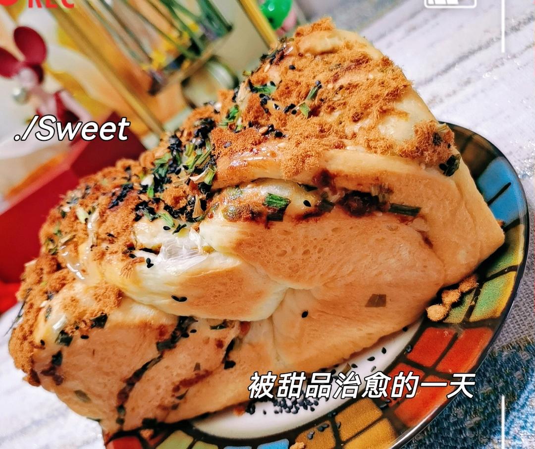 香葱肉松吐司