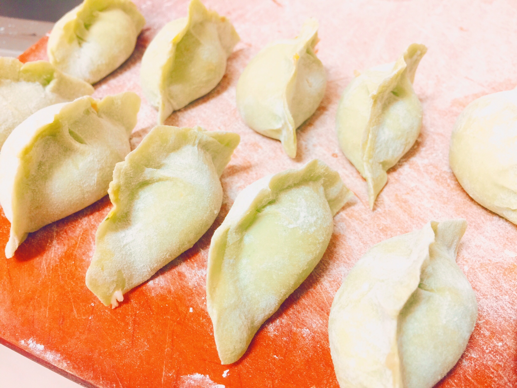 翡翠白菜煎饺的做法 步骤10