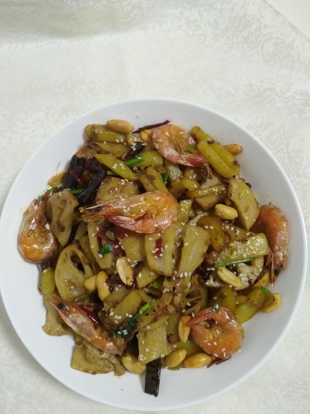 干锅香辣虾