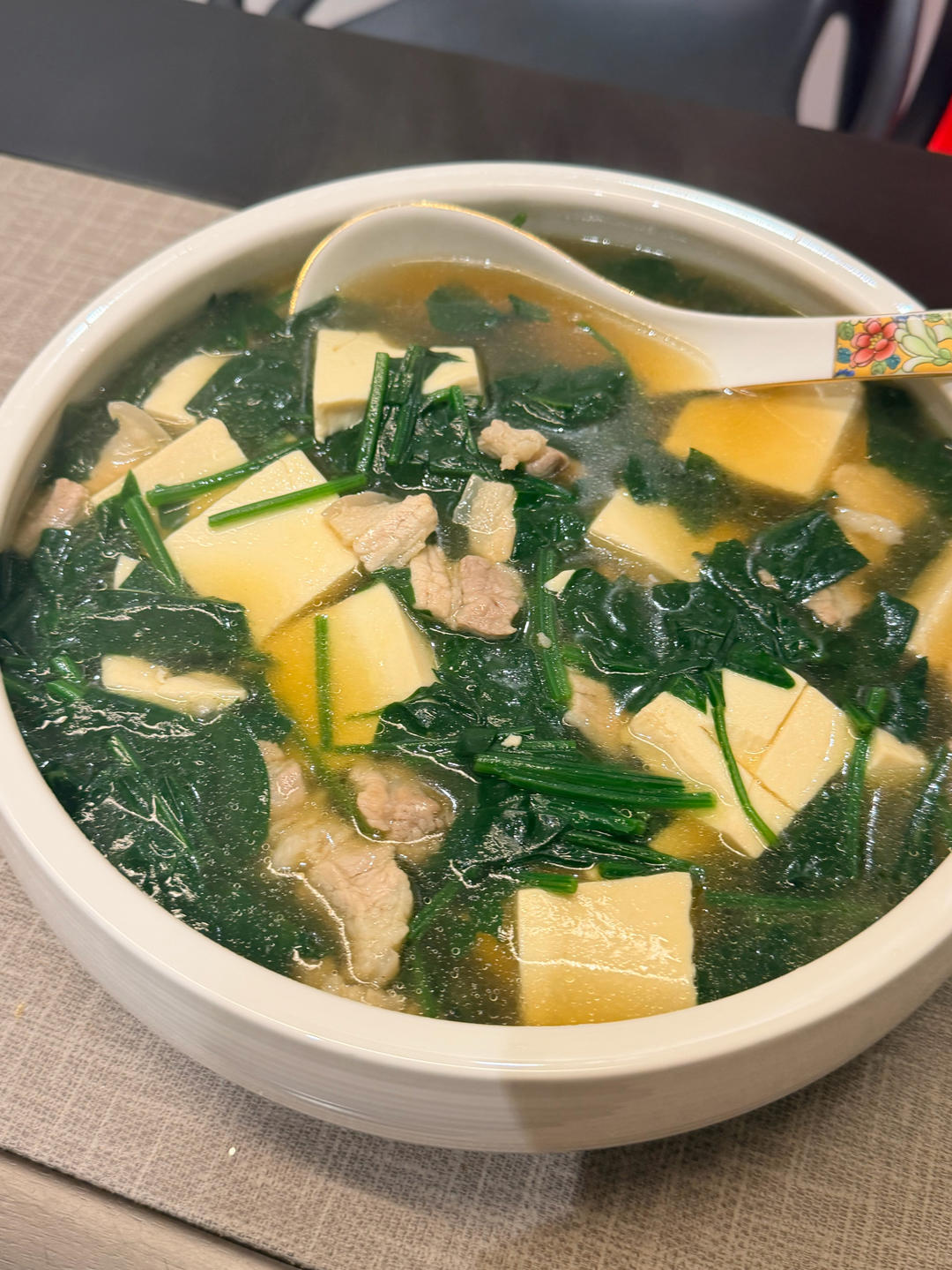 鲜到让人起飞的菠菜汤