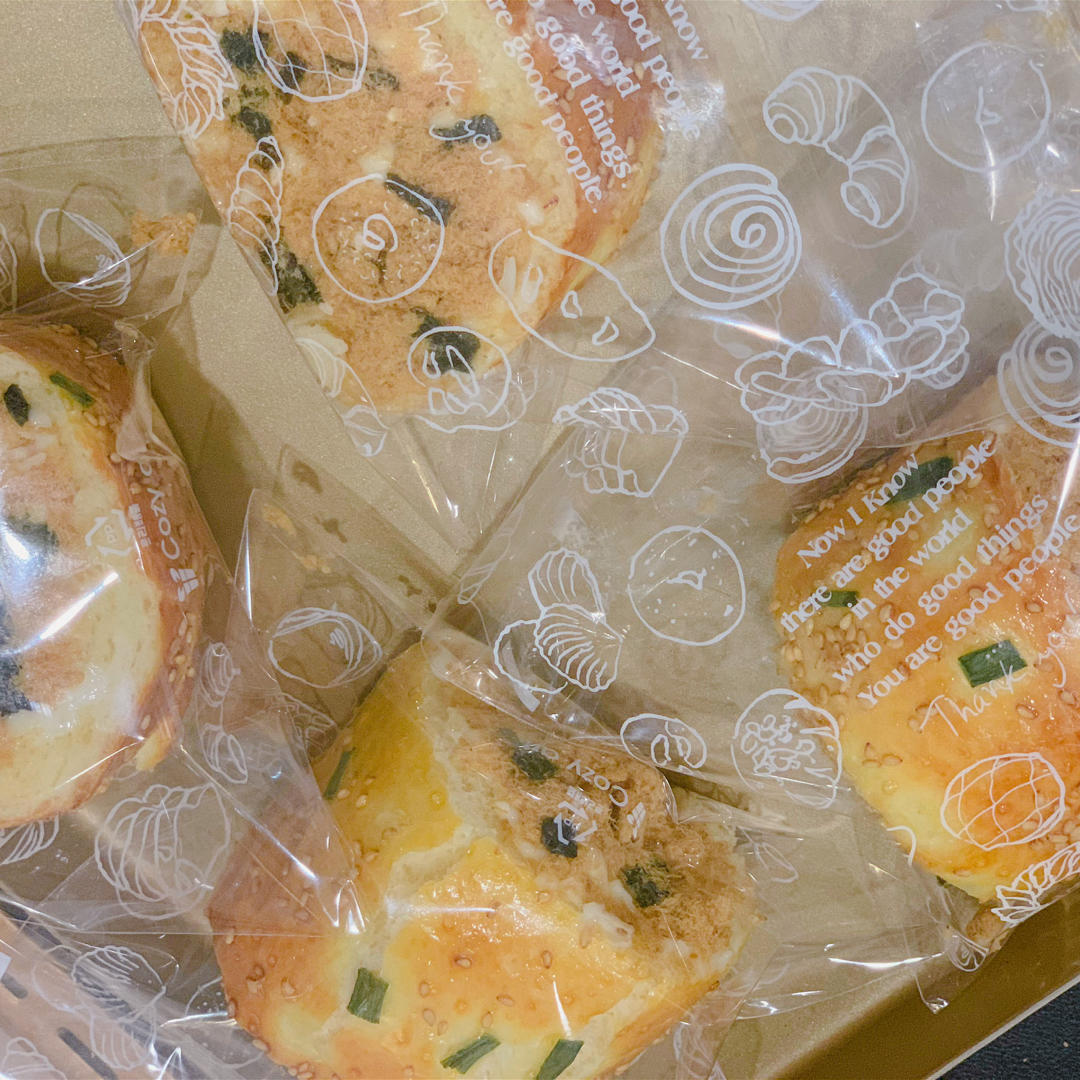 海苔香葱肉松面包卷（28cm方盘）