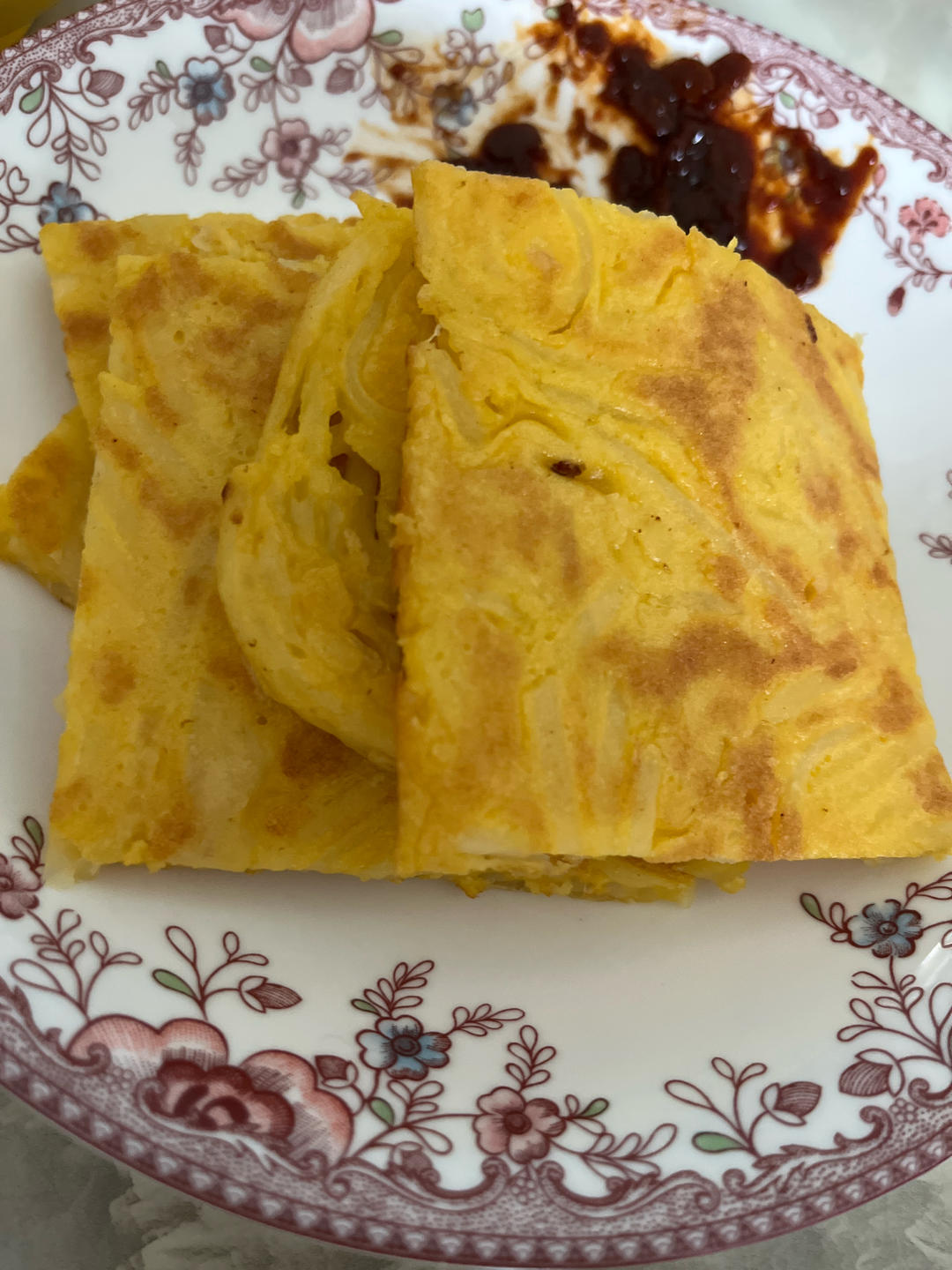 土豆丝鸡蛋饼