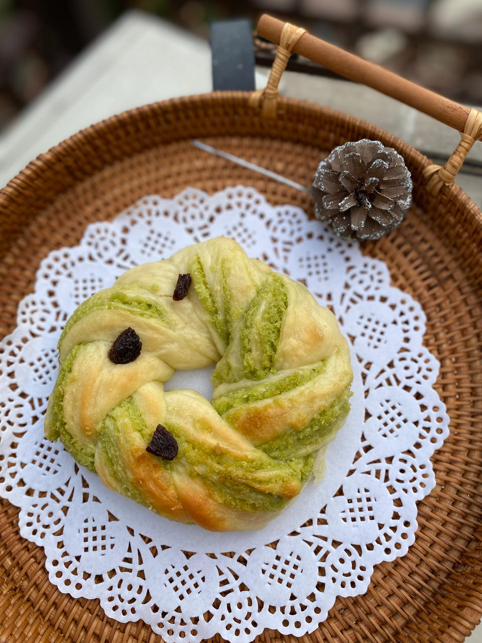 斑斓椰子圣诞花环