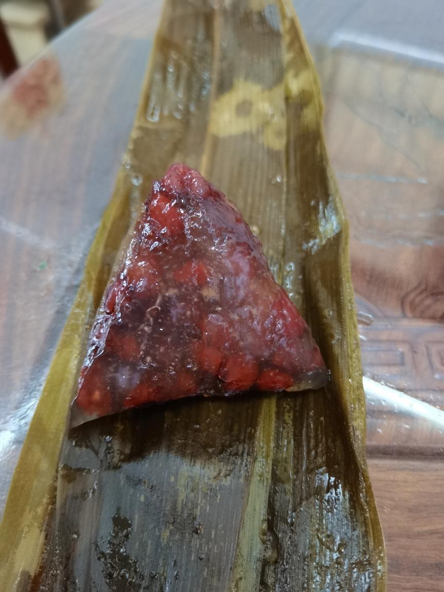 粒粒红豆西米粽的做法