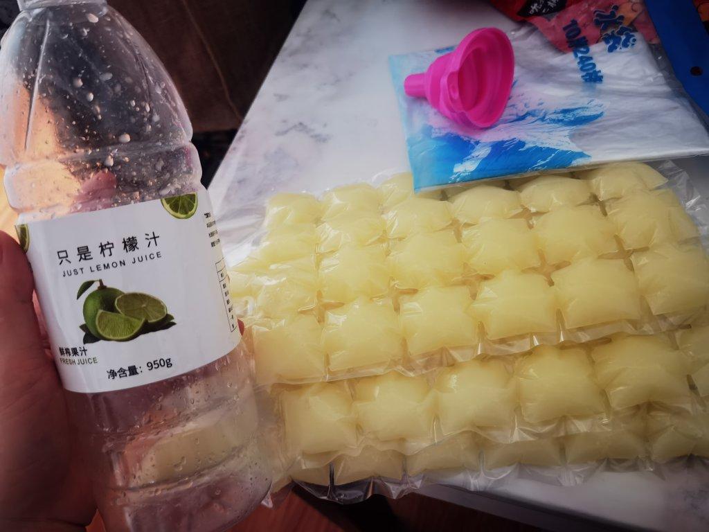简单方便保存柠檬汁