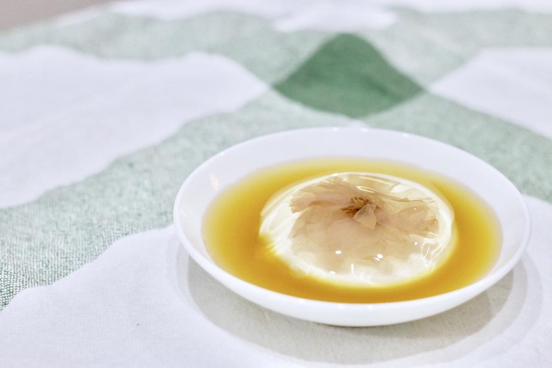 凉粉樱花果冻