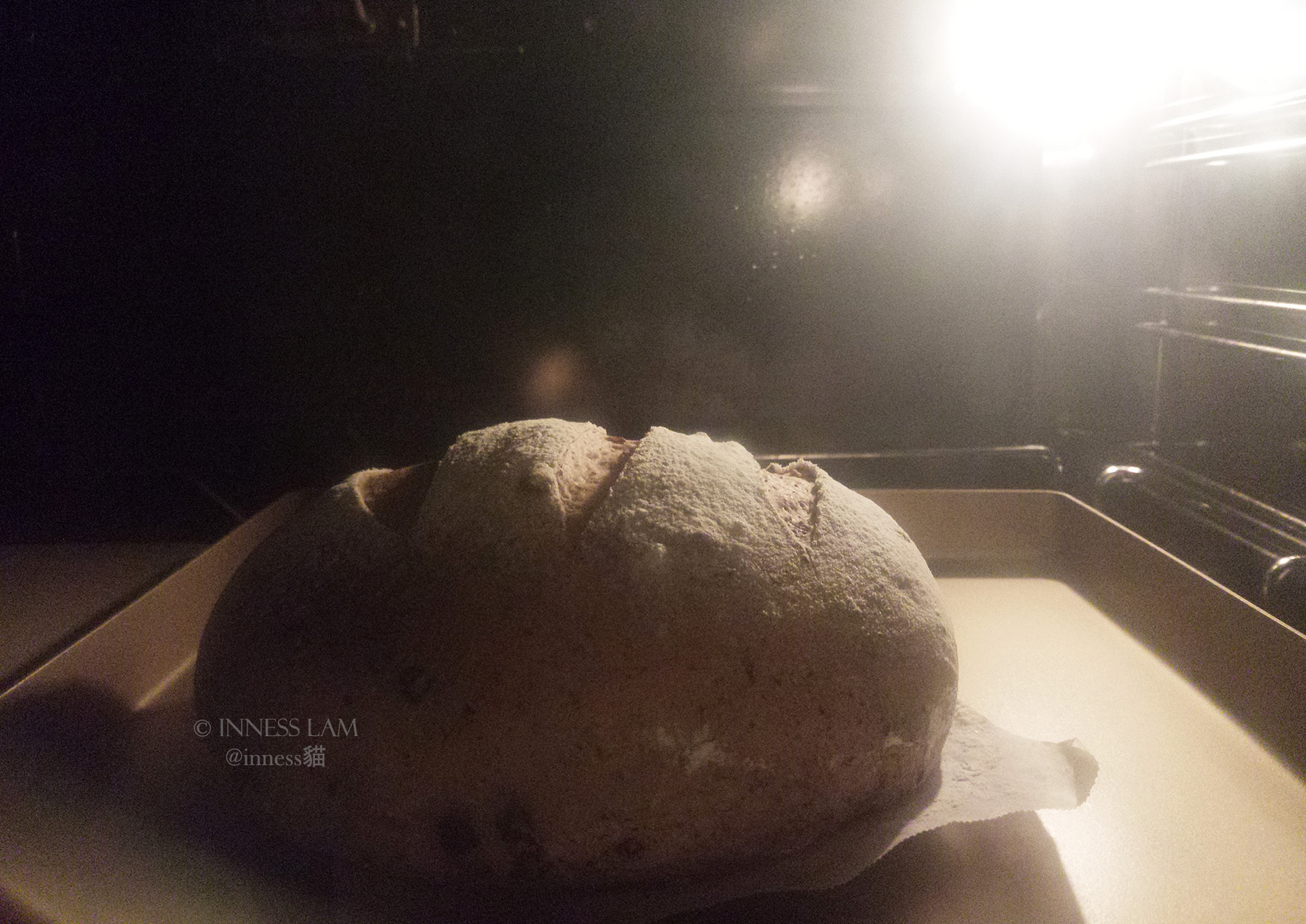 做100款面包の5【伯爵茶果干面包】天然酵母版的做法 步骤8