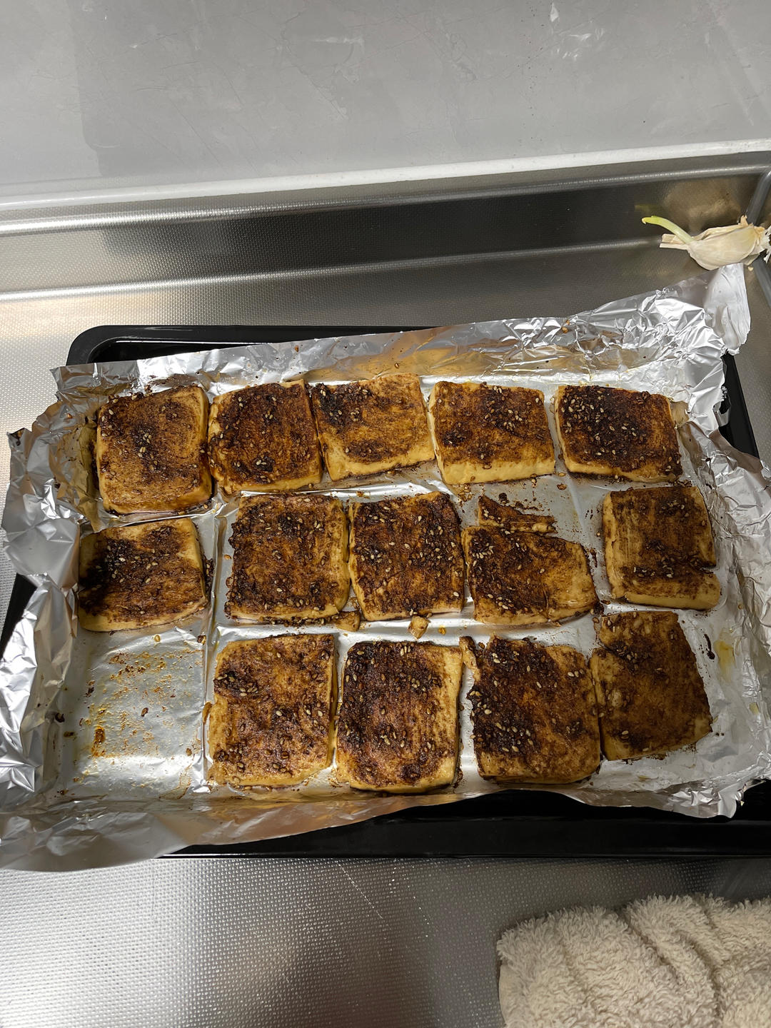 孜然烤豆腐