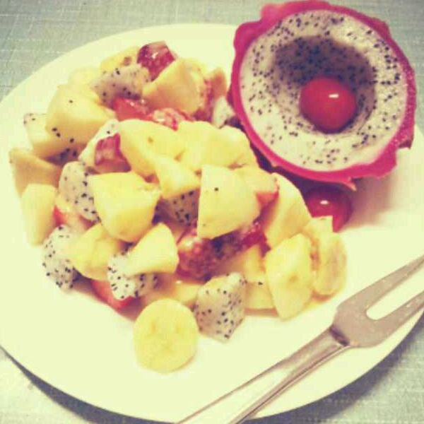 酸奶水果沙拉