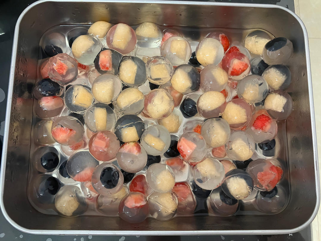 高颜值水果果冻串串桶