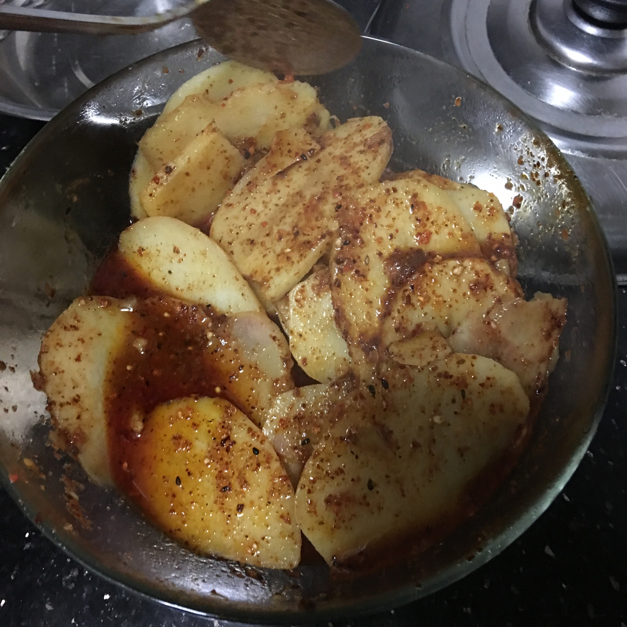 兰州风味麻辣土豆片（又名：通渭路土豆片、马三洋芋片）