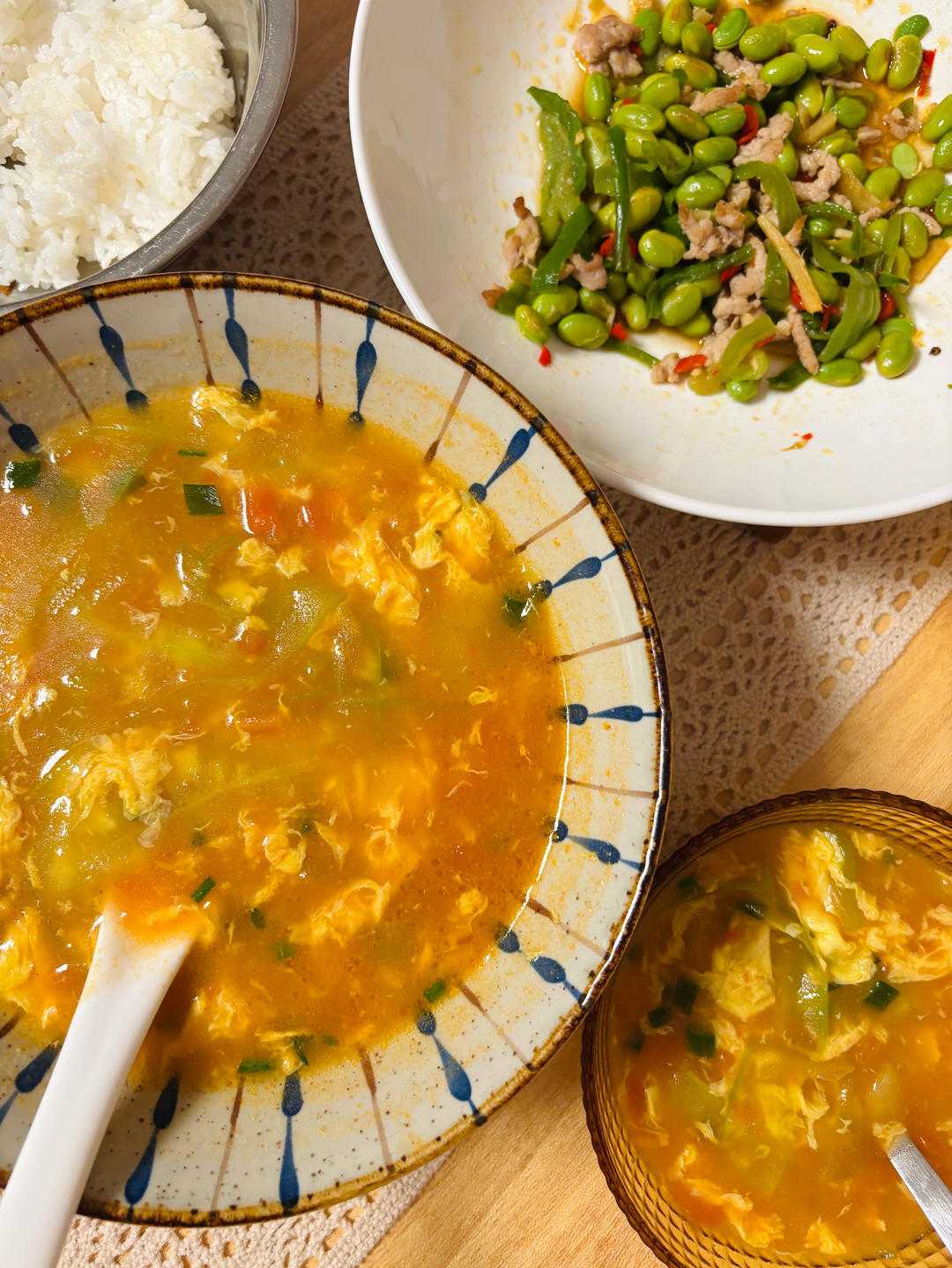 十分钟快手汤-西红柿黄瓜鸡蛋汤