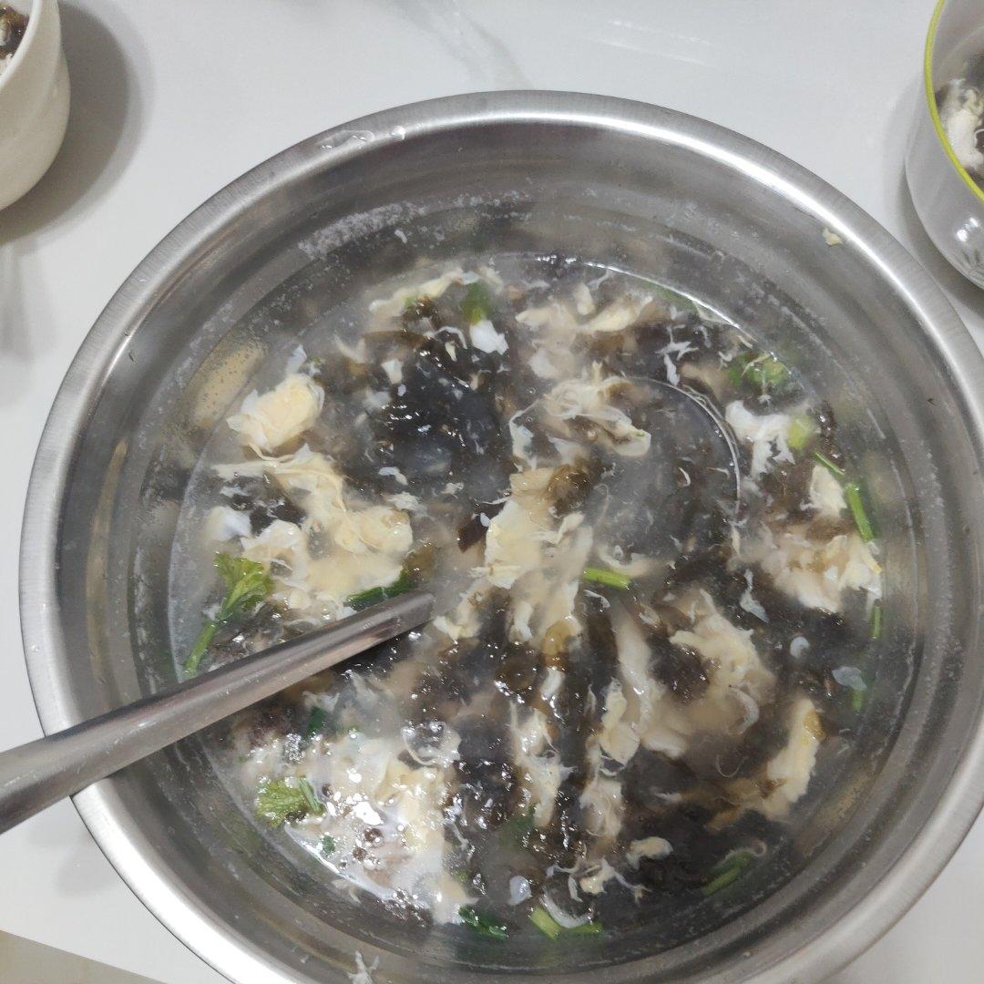 妙招紫菜蛋花汤