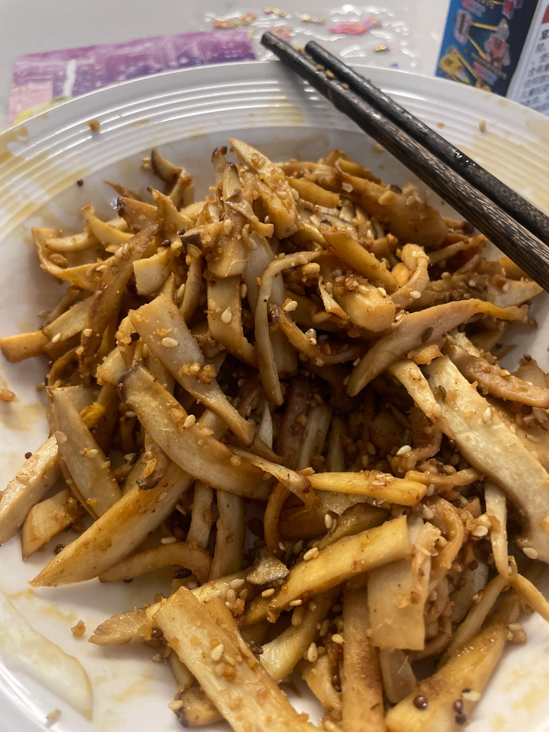 好吃到尖叫的香辣孜然杏鲍菇