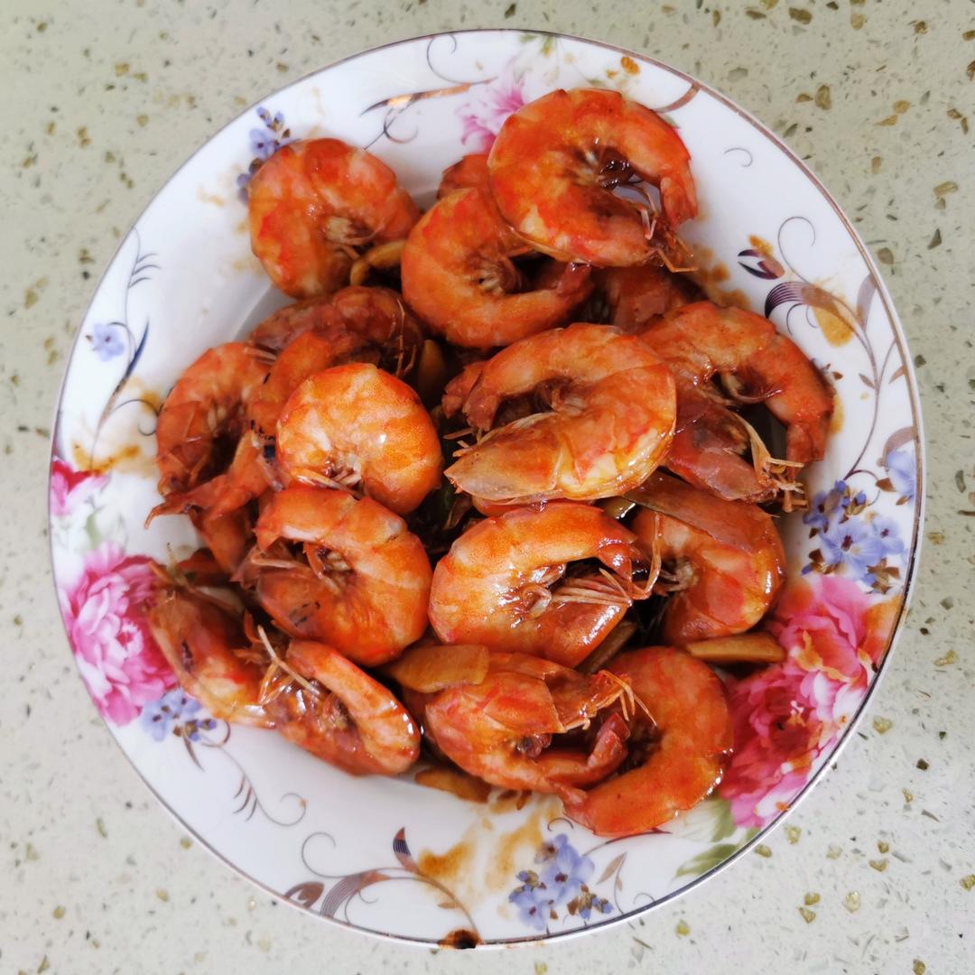 家庭版油焖大虾